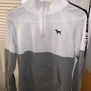 PINK half zip sweatshirt